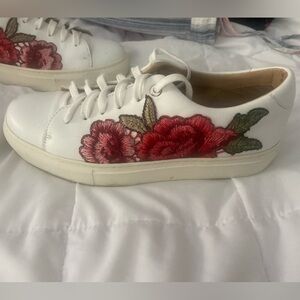 Maiden Lane Embroidered Tennis Shoes Saks 5th Ave Brand